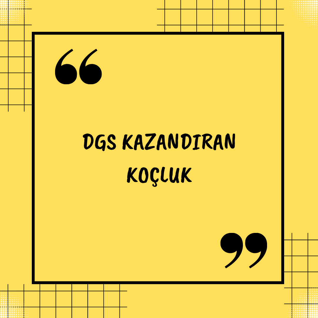 2026 DGS Koçluk Paketleri | Kişiye Özel Rehberlik