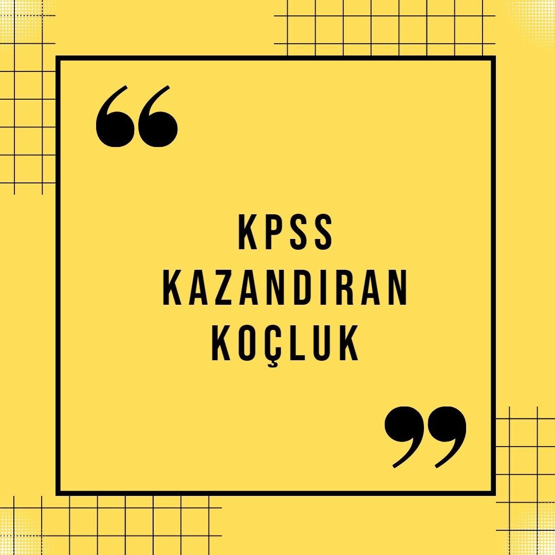 2026 KPSS KOÇLUĞU - KAZANDIRAN KPSS KOÇLUK - İNDİRİMLİ (1 AY - 30 GÜN)