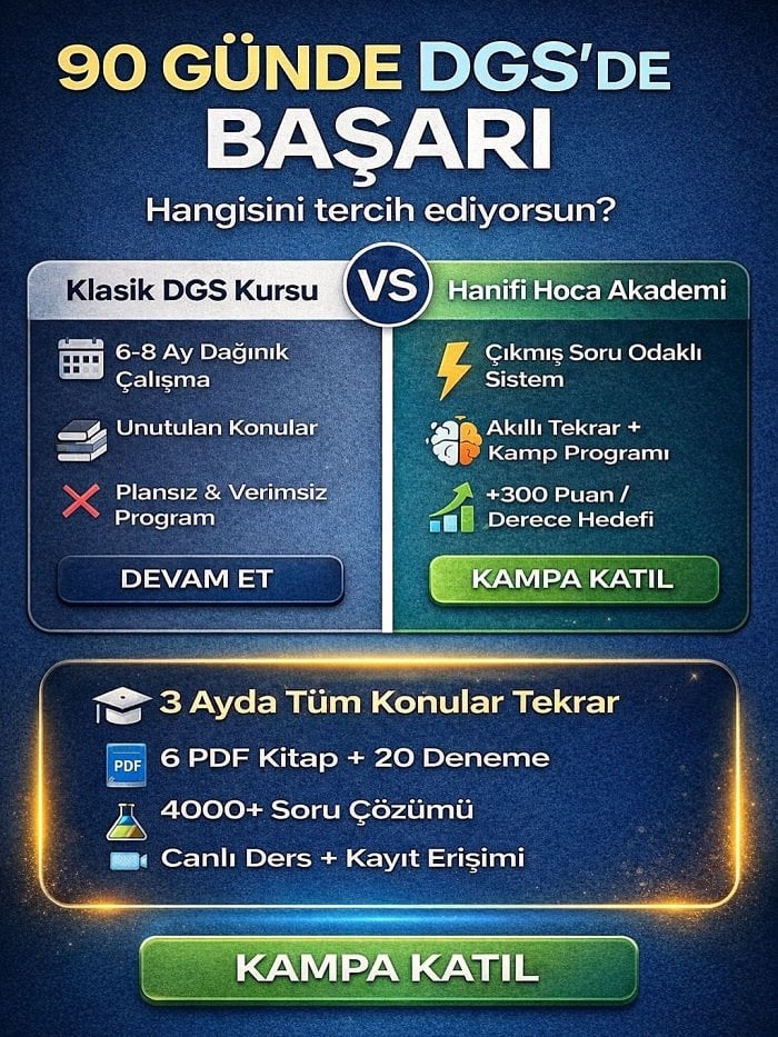 90 Günde DGS Kampı 2026