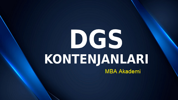 DGS Kontenjanları 2025 ÖSYM - Tüm Bölümler