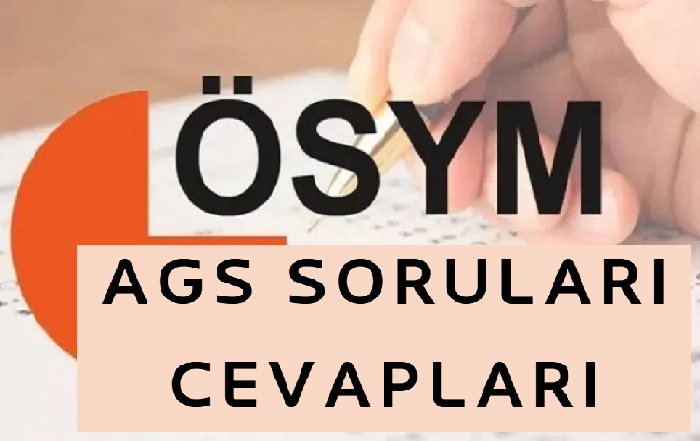AGS Çıkmış Sorular ve Cevapları PDF (2025-2026)