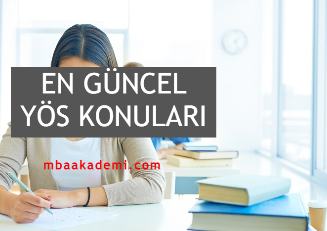 TR-YÖS konuları 2026 (Matematik, Geometri, Mantık)