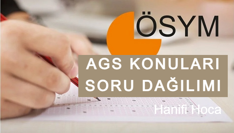 MEB AGS Konuları ve Soru Dağılımı 2026