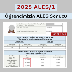 2026 ALES Sınavı Hazırlık – Hanifi Hoca Canlı Ders Ekran Görüntüsü