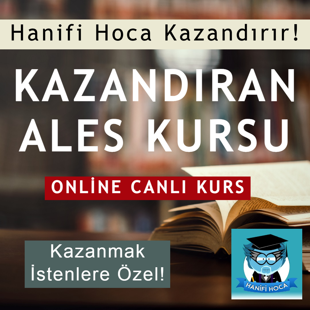 ALES Online Kurs 2026 | Canlı Ders (400 Saat + 15 Kitap)