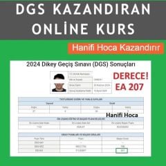 2026 DGS Video Eğitim Seti (Matematik, Türkçe, Geometri) (Offline)