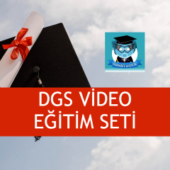 2026 DGS Video Eğitim Seti (Matematik, Türkçe, Geometri) (Offline)