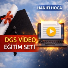 2026 DGS Video Eğitim Seti (Matematik, Türkçe, Geometri) (Offline)