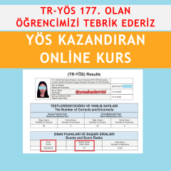 TR YÖS Online Kurs 2026 2027 | Kapsamlı YÖS Hazırlık