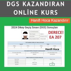 DGS Online Sözel Yetenek Kursu 2027 | Türkçe, Sözel Mantık, Rehberlik