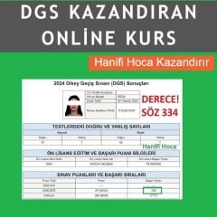 DGS Online Kurs 2026 | Sözel Yetenek (Türkçe, Hızlı Okuma ve Temel Matematik Kursu)