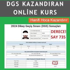 DGS Online Sözel Yetenek Kursu 2027 | Türkçe, Sözel Mantık, Rehberlik