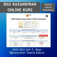 2027 DGS Canlı Premium Sınıf - Online DGS Kursu (Özel Paket)