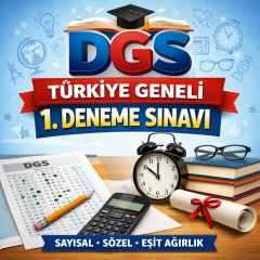 2026 DGS TÜRKİYE GENELİ 1. DENEME SINAVI (PDF)