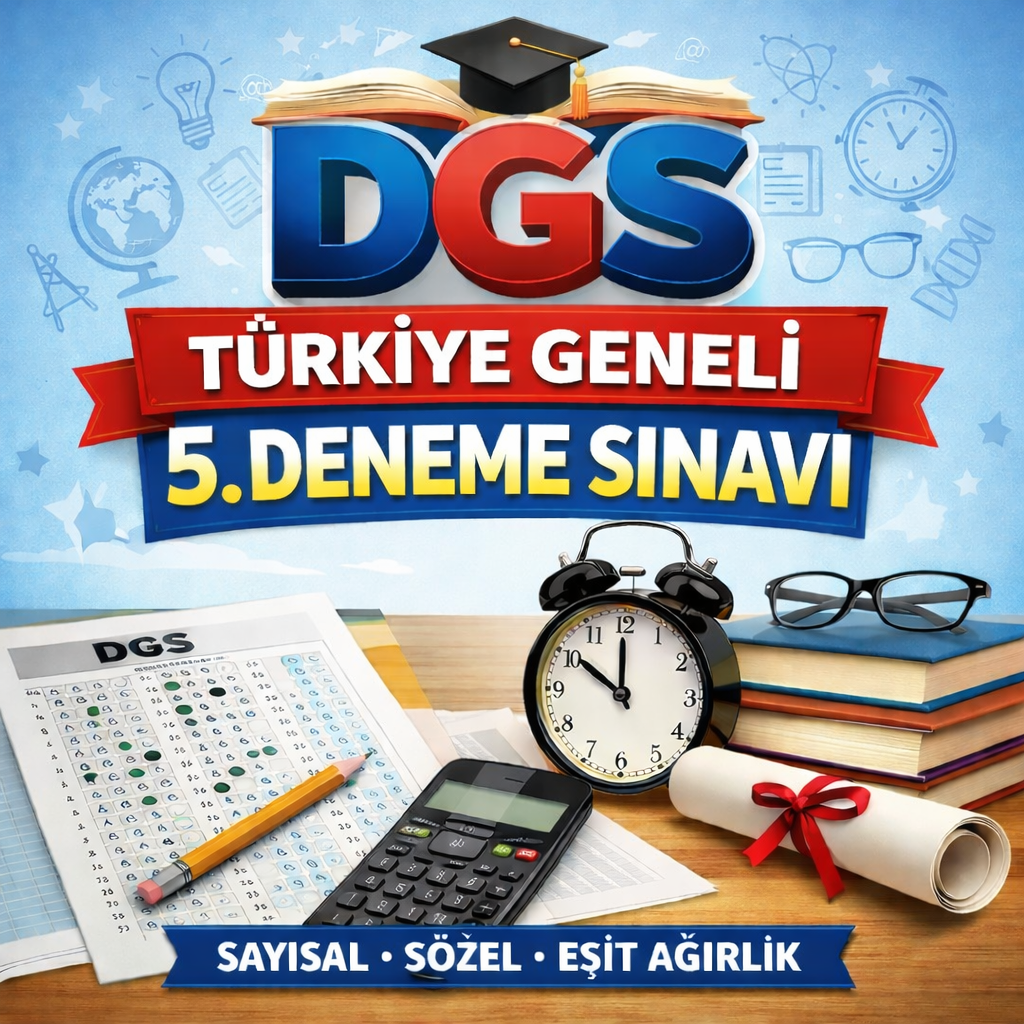 2026 DGS TÜRKİYE GENELİ 5. DENEME SINAVI (PDF)