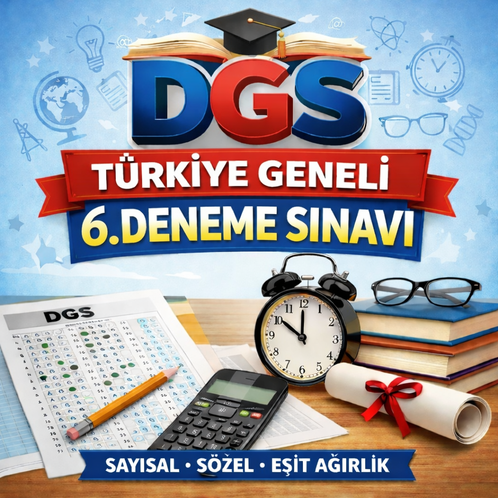 2026 DGS TÜRKİYE GENELİ 6. DENEME SINAVI (PDF)