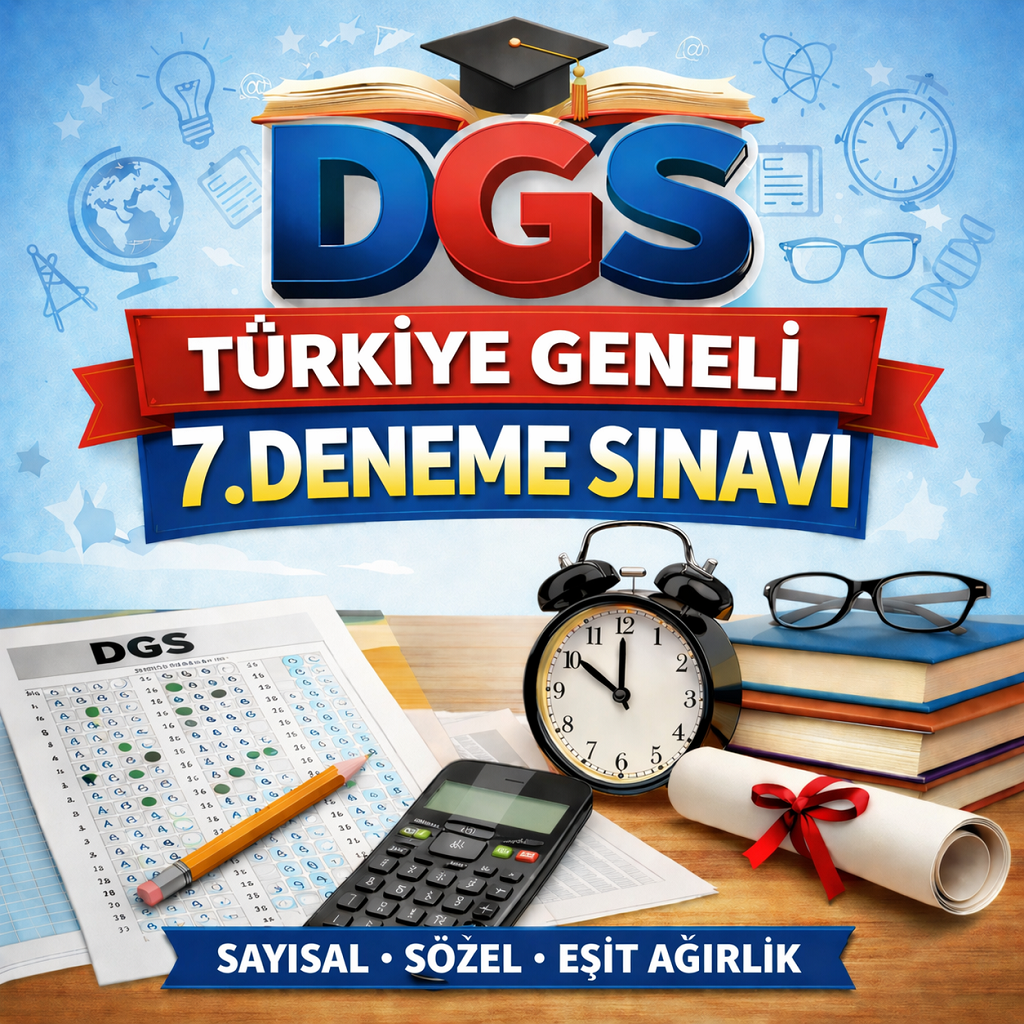 2026 DGS TÜRKİYE GENELİ 7. DENEME SINAVI (PDF)